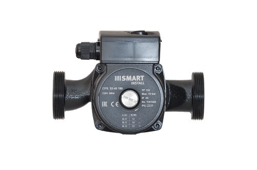 Насос циркуляционный Smart Install CPS 32-40 180мм 65Вт 1x230В 50Гц с гайками в Казани Насос циркуляционный Smart Install CPS 32-40 180мм 65Вт 1x230В 50Гц с гайками в Казани