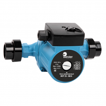 Насос циркуляционный Wester WCP 25-100G (с гайками) Насос циркуляционный Wester WCP 25-100G (с гайками)