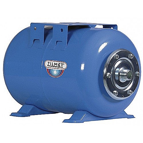 Гидроаккумулятор горизонтальный синий Zilmet ULTRA-PRO - 24л. (PN10, мемб.EPDM, фланец стальной) в Казани