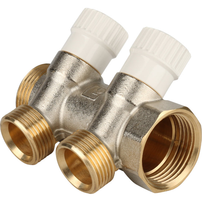 Коллектор распределительный STOUT 1", 2 отвода 3/4"ЕК (SMB 6851 013402) в Казани Коллектор распределительный STOUT 1", 2 отвода 3/4"ЕК (SMB 6851 013402) в Казани