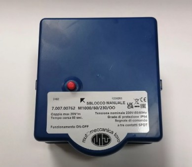Сервопривод M1000, 60 секунд, 230 OO, 20 Нм (Арт. 7.007.00762)