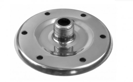 Контрафланец со штуцером Wester 3/4" D 140 нержавеющий