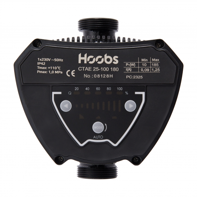 Насос циркуляционный Hoobs CTAE 32-60 180мм 90Вт (с гайками)