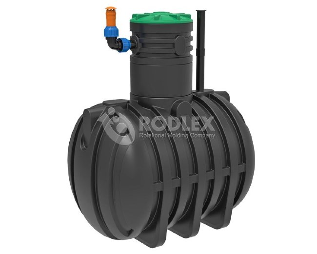 Емкость для дизельного топлива RODLEX 5000 литров с колодцем обслуживания в Казани