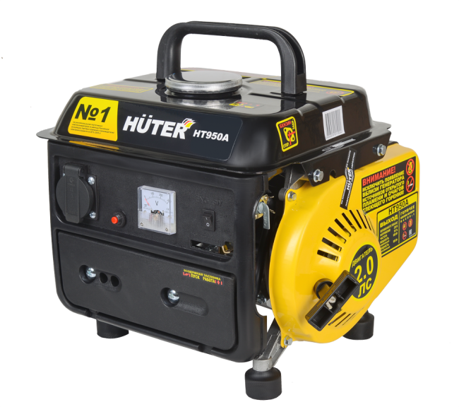 Портативный бензогенератор HUTER HT950A Портативный бензогенератор HUTER HT950A