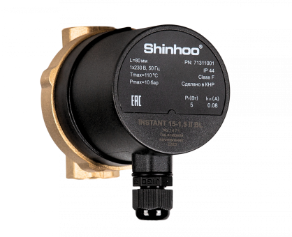 Насос циркуляционный с мокрым ротором Shinhoo INSTANT 15-1.5 II BL Насос циркуляционный с мокрым ротором Shinhoo INSTANT 15-1.5 II BL
