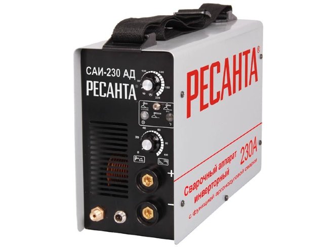 Инверторный сварочный аппарат с аргонодуговой сваркой РЕСАНТА САИ-230 АД в Казани Инверторный сварочный аппарат с аргонодуговой сваркой РЕСАНТА САИ-230 АД в Казани