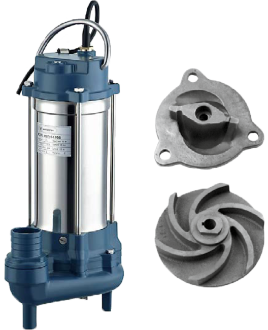 Насос фекальный с режущим механизмом Waterstry WFM7-8GRM 220 В, 50 Гц, 0,75 кВт (DAY00118021) в Казани