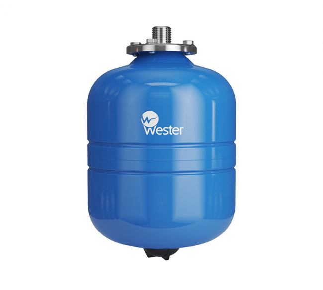 Гидроаккумулятор Wester Premium WAV 8 литров 10 бар для водоснабжения мембранный бак 0-14-1020 (нерж. контрфланец)