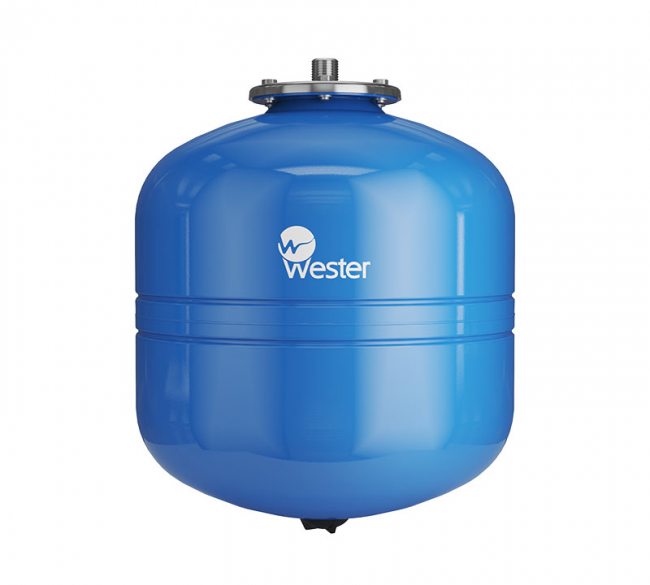 Гидроаккумулятор Wester Premium WAV 35 литров 10 бар для водоснабжения мембранный бак 1-14-0240 (нерж. контрфланец)