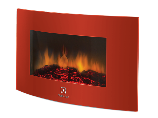 Электрический камин Electrolux EFP/W-1200URLS Красный в Казани