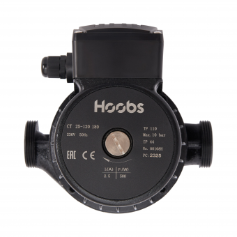 Насос циркуляционный Hoobs CT 32-120S 180мм 500Вт (с гайками)